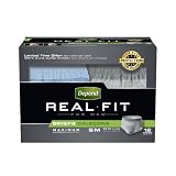 Depend Underwear Real Fit Maximum Absorbency for Men, Small/Medium, 12 Count (Pack of 4)