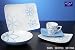 Tafelservice 12 tlg. Blau Summer