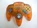 Video Games : Nintendo 64 Controller - Fire (Transparent Orange)