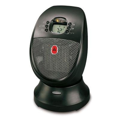 Kaz Inc Honeywell Hz-338 Digital Oscillating Ceramic Heater Ceramic Electric Black Thermostat