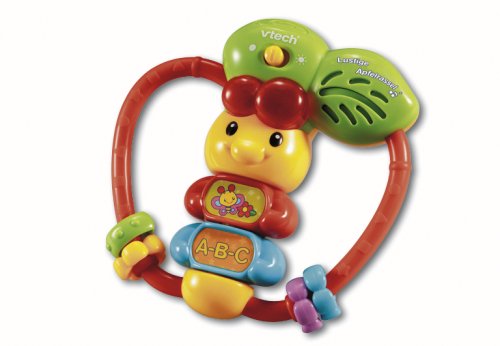 VTECH BABY Lustige Apfelrassel ab 6 Monaten, 2 x AAA (80-077804)