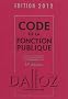 Code de la Fonction Publique comment�