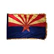 Arizona 3x5ft Nylon Flag with Indoor Pole Hem and Fringe