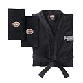 Harley Davidson Towel and Robe Set - Black