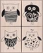 Four Stylish Owls Special Edition by Hero Arts