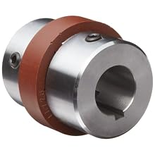 Boston Gear BF1811/8X11/8 Shaft Coupling, Spider Ring (3-Jaw), Coupling Size BF18, 2.250" Hub Diameter, 1.125" Driven Hub Bore, 1.125" Driver Hub Bore, 2.719" Max Outter Diameter, 8 horsepower Max HP, 300 pounds per inch Max Torque