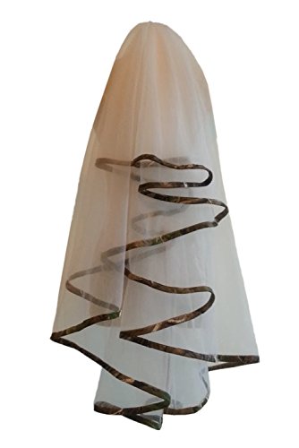 MILANO BRIDE Romantic Bridal Wedding Veil With Camo