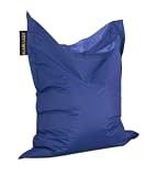 Plain Lazy Indoor / Outdoor Beanbag, Navy Blue