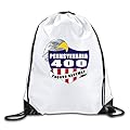 Acosoy Pennsylvania 400 Pocono Raceway Drawstring Backpacks/Bags