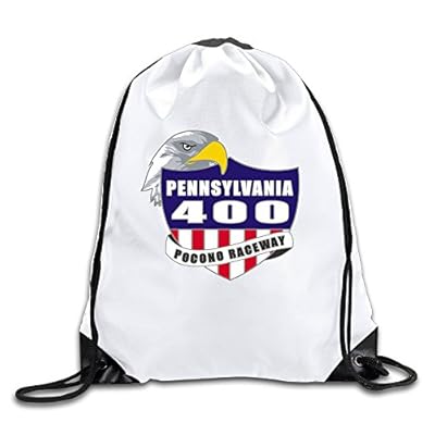 Acosoy Pennsylvania 400 Pocono Raceway Drawstring Backpacks/Bags