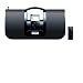 iLuv i552 Portable Audio System with Radio and Dock for iPod (Black)