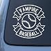 VAMPIRE BASEBALL - Twilight - Vinyl Decal Sticker #1475 | Vinyl Color: White