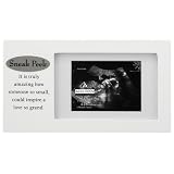 Malden Sneak Peek Sonogram Juvenile Frame, White by Malden