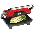 Bestron - DSW29R - Hot Red - Gril Panini - 1500 W - Rouge