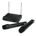 Electronic Star Funk Mikrofon Set kabellos 2 Mics VHF