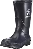 Kamik Stomp Rain Boot (Toddler/Little Kid/Big Kid),Navy/Black,2 M US Little Kid