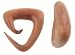2g Spiral Wood Plug - Pair