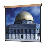 Dalite Veneer Model B Matte White Fabric 120 Inch Diag. Mahogany Projection Screen - Dalite 73249