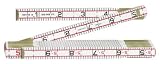 Wood Extension Folding Ruler, 5/8 x 6'