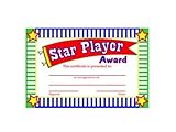24 Packs of Star player award certificates