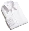Van Heusen Men's Poplin Solid Long Sleeve Point Collar Shirt