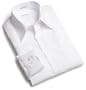 Van Heusen Men's Poplin Solid Long Sleeve Point Collar Shirt