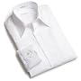 Van Heusen Men's Poplin Solid Long Sleeve Point Collar Shirt