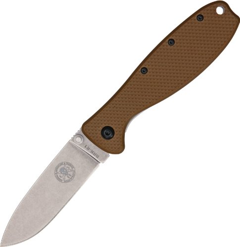 Blue Ridge Knives Zancudo Coyote Brown/Stonewash Framelock Folder Blue Ridge Knives Zancudo Coyote Brown/Stonewash Framelock Folder