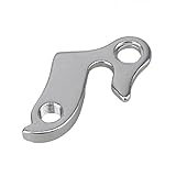 Silver Aluminum Alloy Bike Derailleur Frame Rear Mech Hanger Plate Bracket With Nuts Type 1