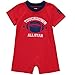 Wan-A-Beez Baby Boys' 2 Pack Graphic Short-Sleeve Romper - Red/Navy - Football - 12 Months