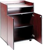 Safco Executive Presentation Stand Mahogany