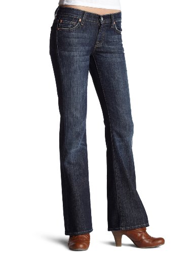 7 For All Mankind Women's Short-Inseam Boot Cut in New York Dark product image