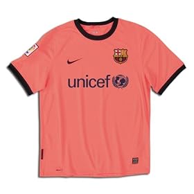 <b>FC Barcelona</b> 2009-10 Away Soccer <b>Jersey</b> (Size Large)