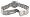 Casio Women's Silver-Tone Shell White Dial Analog Watch #LTP1191A-7C