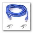 Belkin 15ft Blue Fast  CAT5E Patch Cord Snagless -