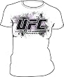 UFC Ultimate Fighting Championship Cage Juniors/Ladies White T-shirt Tee