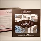 Bebe au Lait Newport Nursing Cover and Burp Cloth Gift Set