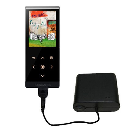 Emergency AA Battery Charge Extender for the Samsung YP-P2JARY - Gomadic Brand w/ TipExchange Technology