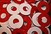 RiverCity Pitching Washers: (4) White 2.5 Inch Washers