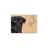 Black Labrador Retriever Boxed 8 Notecards with Envelopes 3.5''x5''