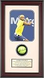 James Blake Signed Ball in Framed Shadow Box - Yellow Shirt
