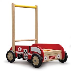 Wonderworld WW-1523 Fire Engine Walker Push Toy