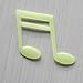 Happu-store(TM) Musical Note Glow In The Dark Stickers Bedroom Wall Decor