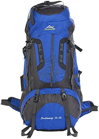 JSWQ BP200 Outdoor Professional High Capacity Riding Mountaineering Unisex Waterproof Travel Backpack 80L