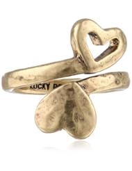 Lucky Brand "Heart" Wrap Ring, Size 7