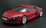 AUDI R8 COUPE 4.2 LITER V8 in RED Diecast Model Car in 1:18 Scale by Kyosho