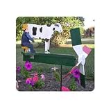 Milking the Cow Whirligig Plan (Woodworking Project Paper Plan)