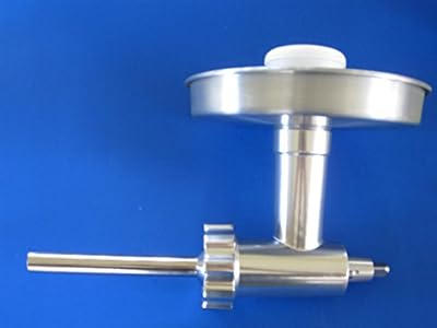 Metal Meat Grinder Attachment for Kitchenaid Mixers PLUS THREE Stainless Sausage Stuffing Tubes