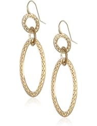 Ray Griffiths 18k Yellow Gold Gypsy Hoop Earrings