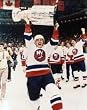 Mike Bossy New York Islanders NHL 8x10 Photograph Stanley Cup Overhead